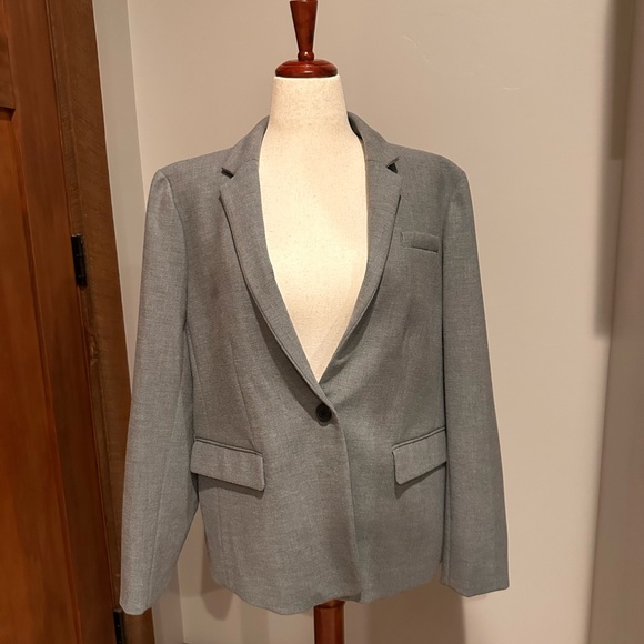 J. Crew Gray Stretch Blazer - Picture 3 of 10